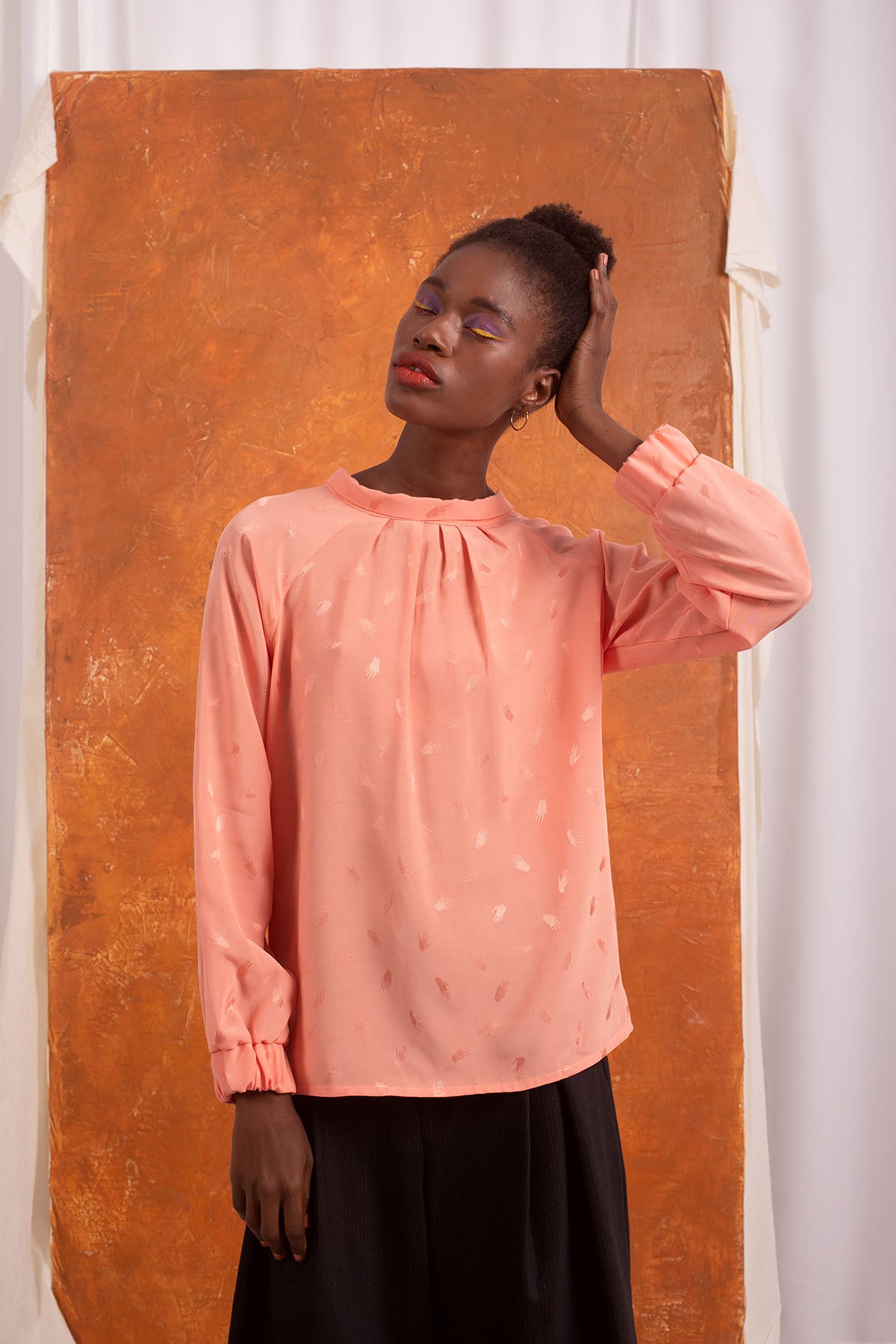 Blusa Handmade Coral