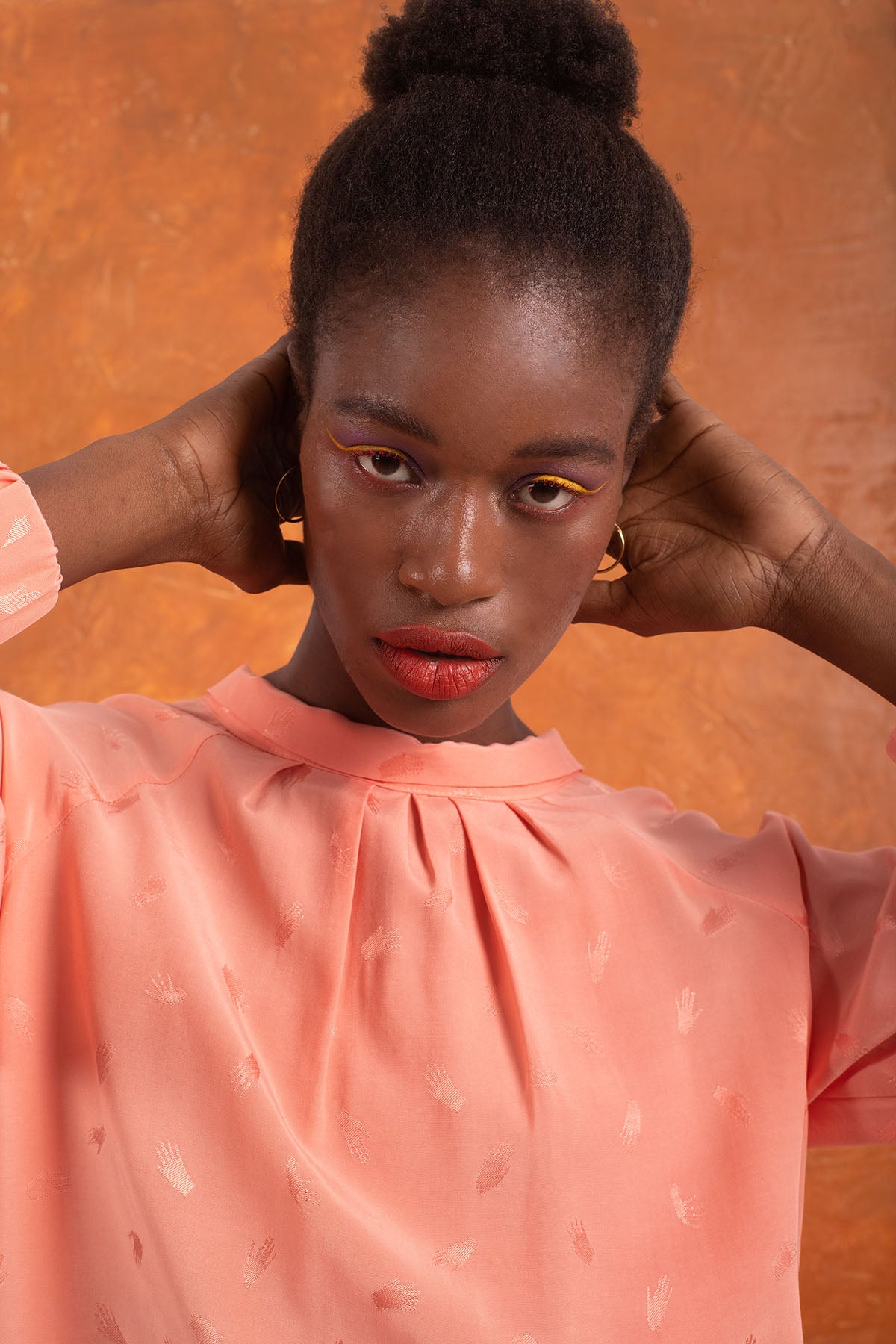 Blusa Handmade Coral