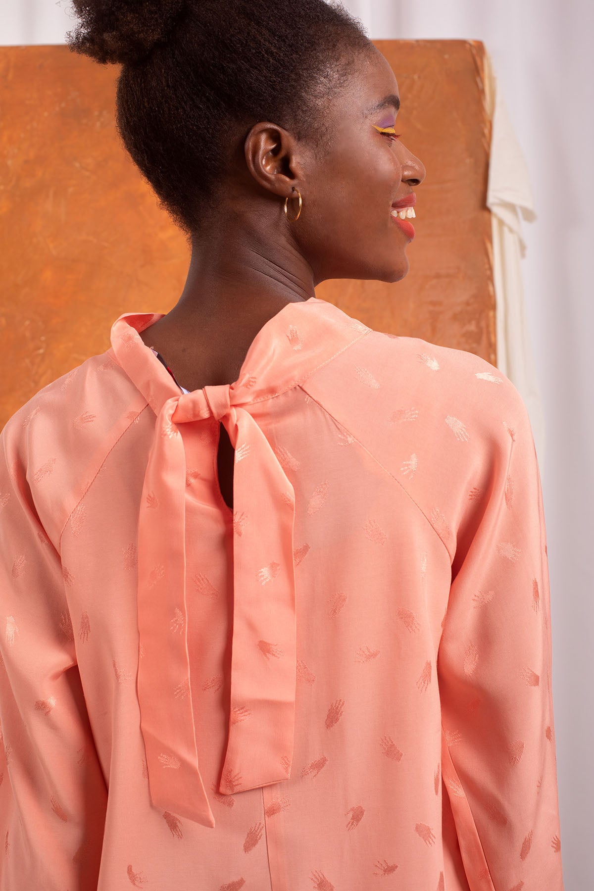 Blusa Handmade Coral