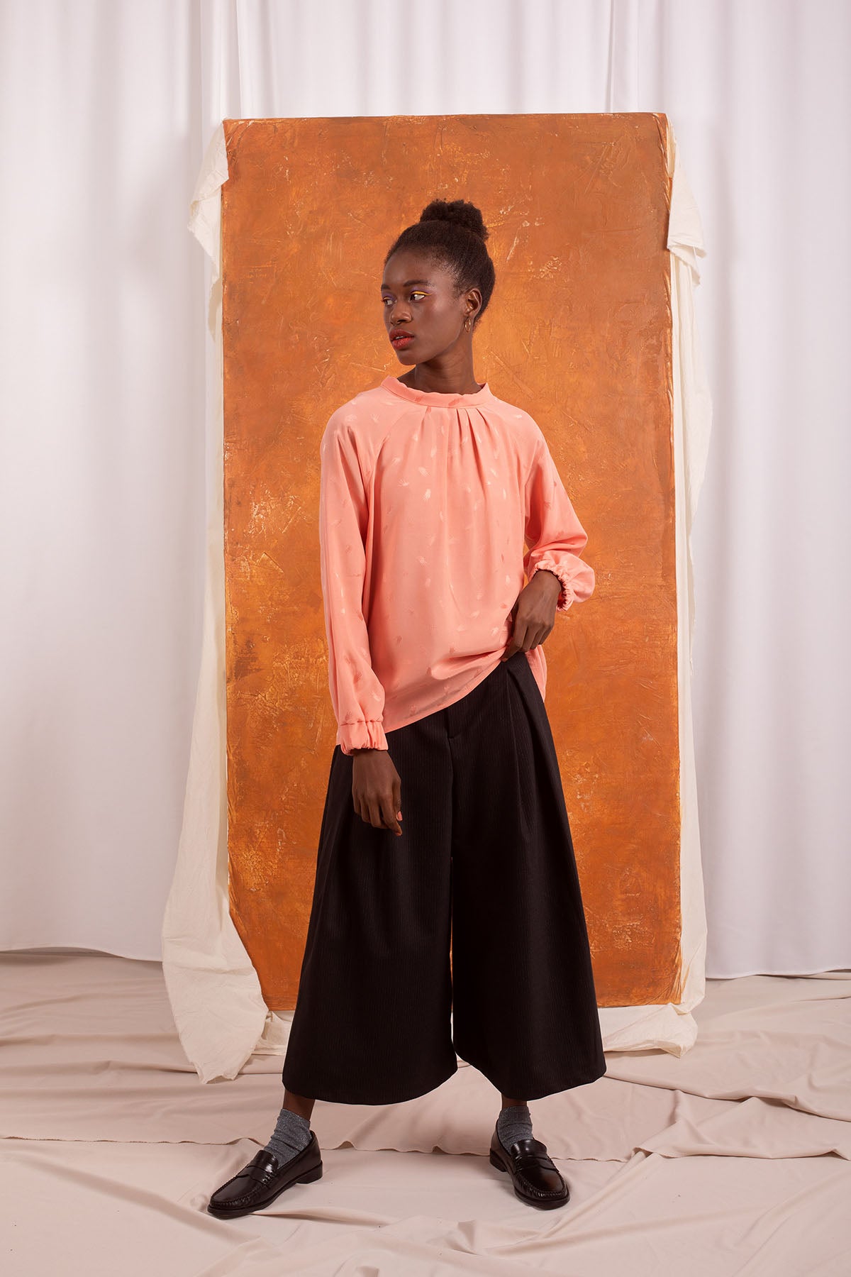 Blusa Handmade Coral