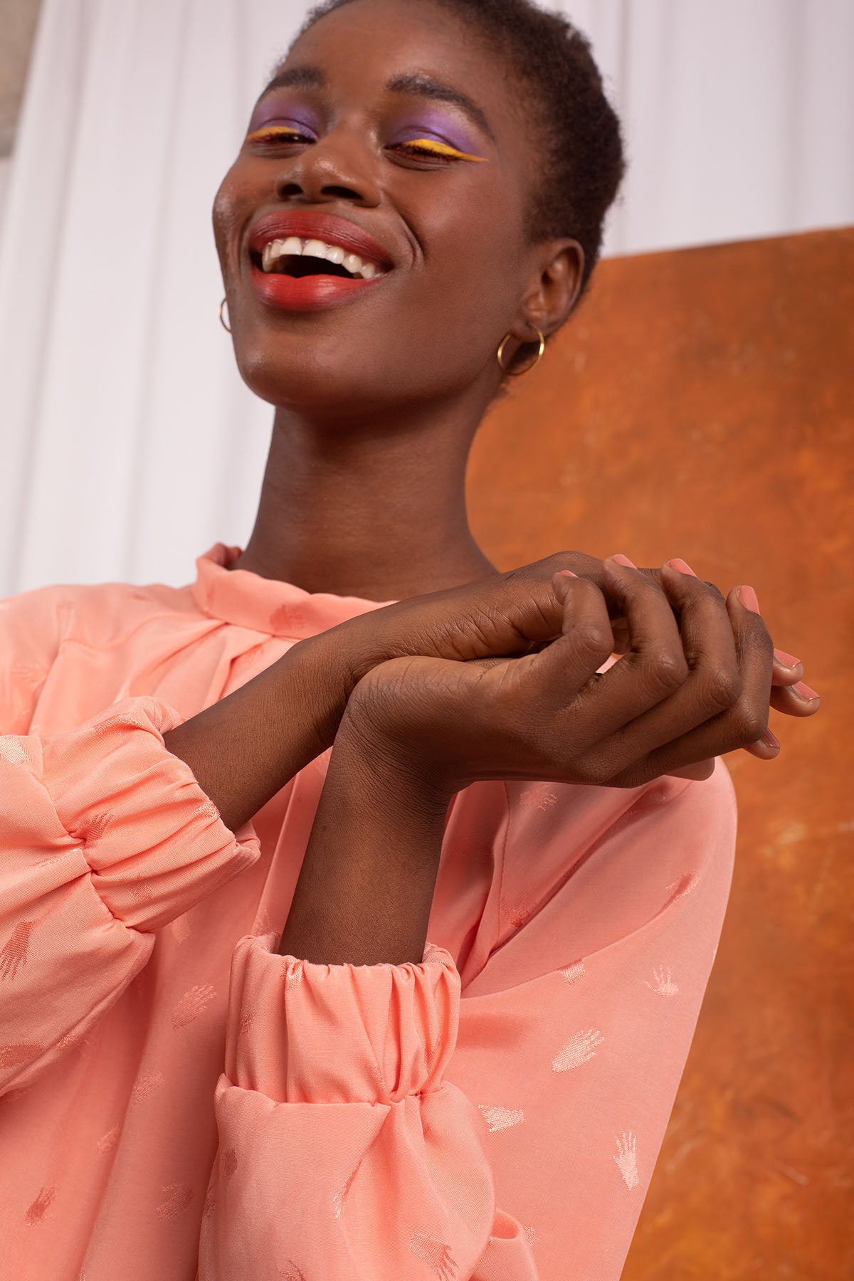Blusa Handmade Coral