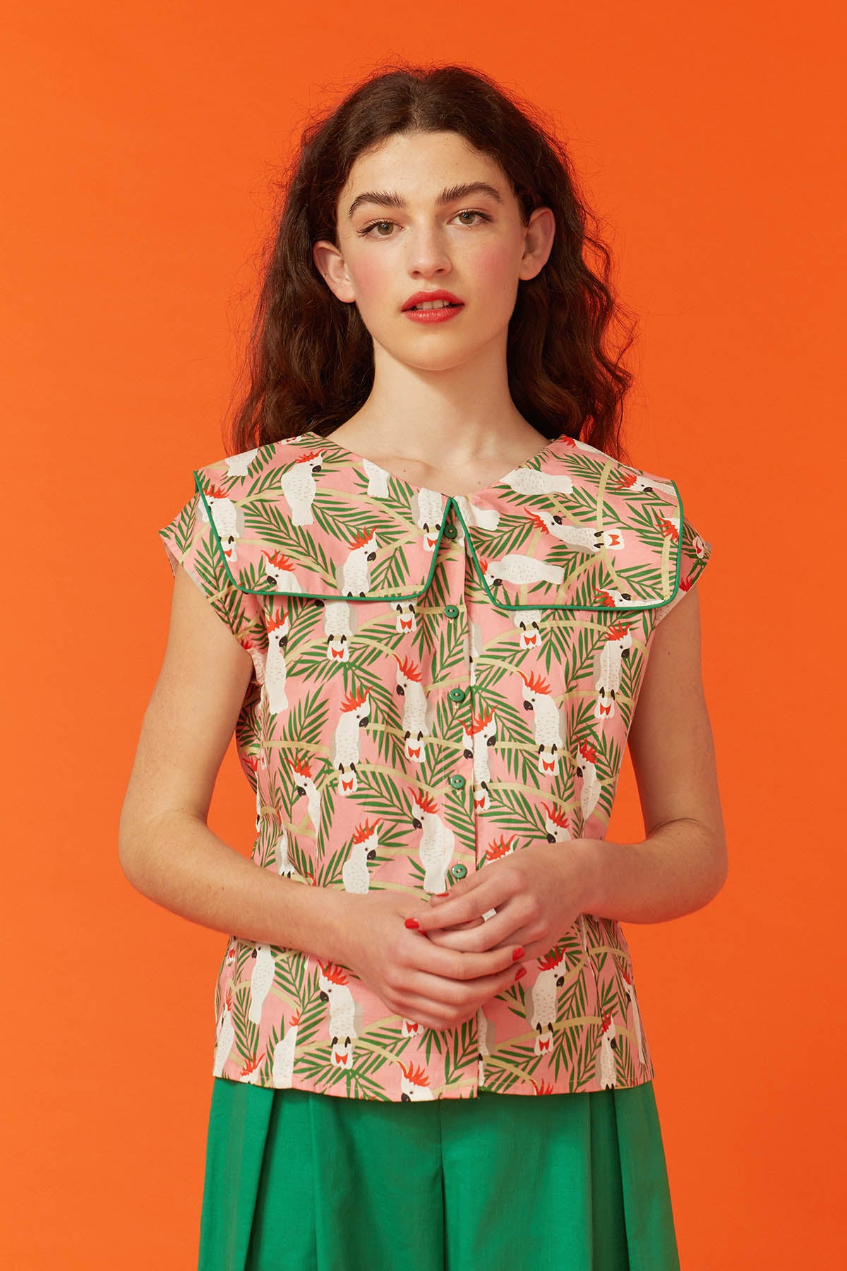 Blusa Marina Parrot