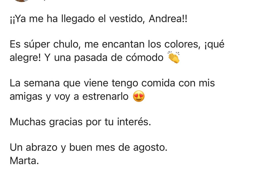 Mensajes de quienes ya tienen prendas de a♥️m