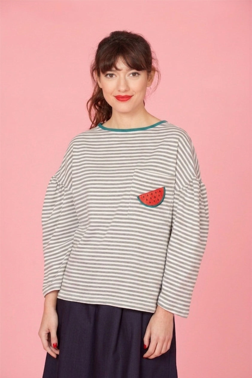 Camiseta /jersey  Watermelon gris