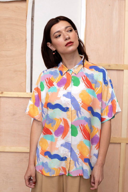Camisa Avant-Garde Pinceladas