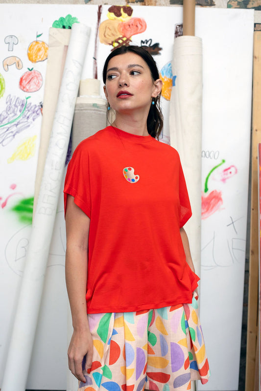 Camiseta Palette Roja
