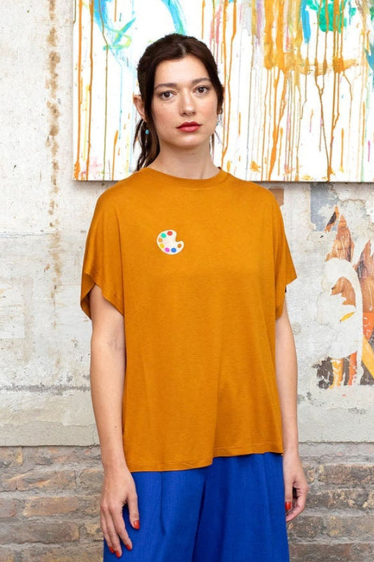 Camiseta Palette Ocre