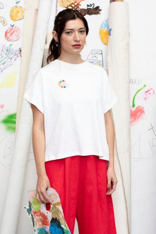 Camiseta Palette Blanca