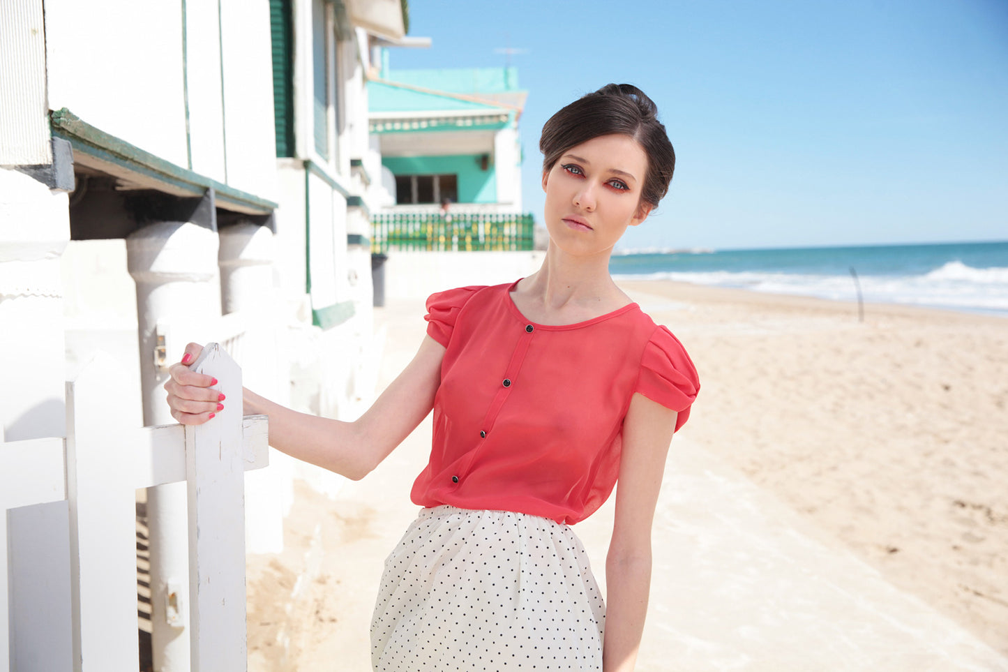 Blusa coral