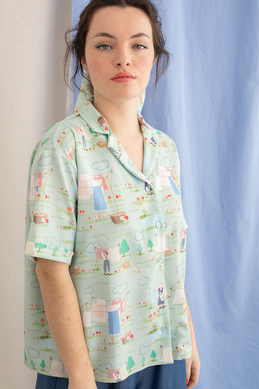 Camisa Lavandera Mujeres