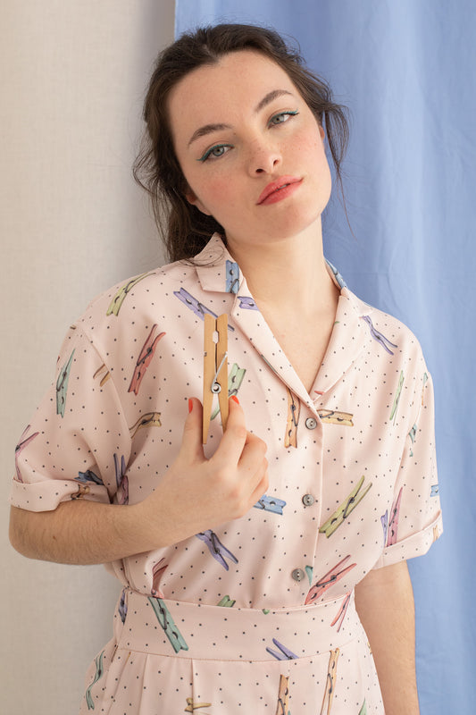 Camisa Lavandera Pinzas