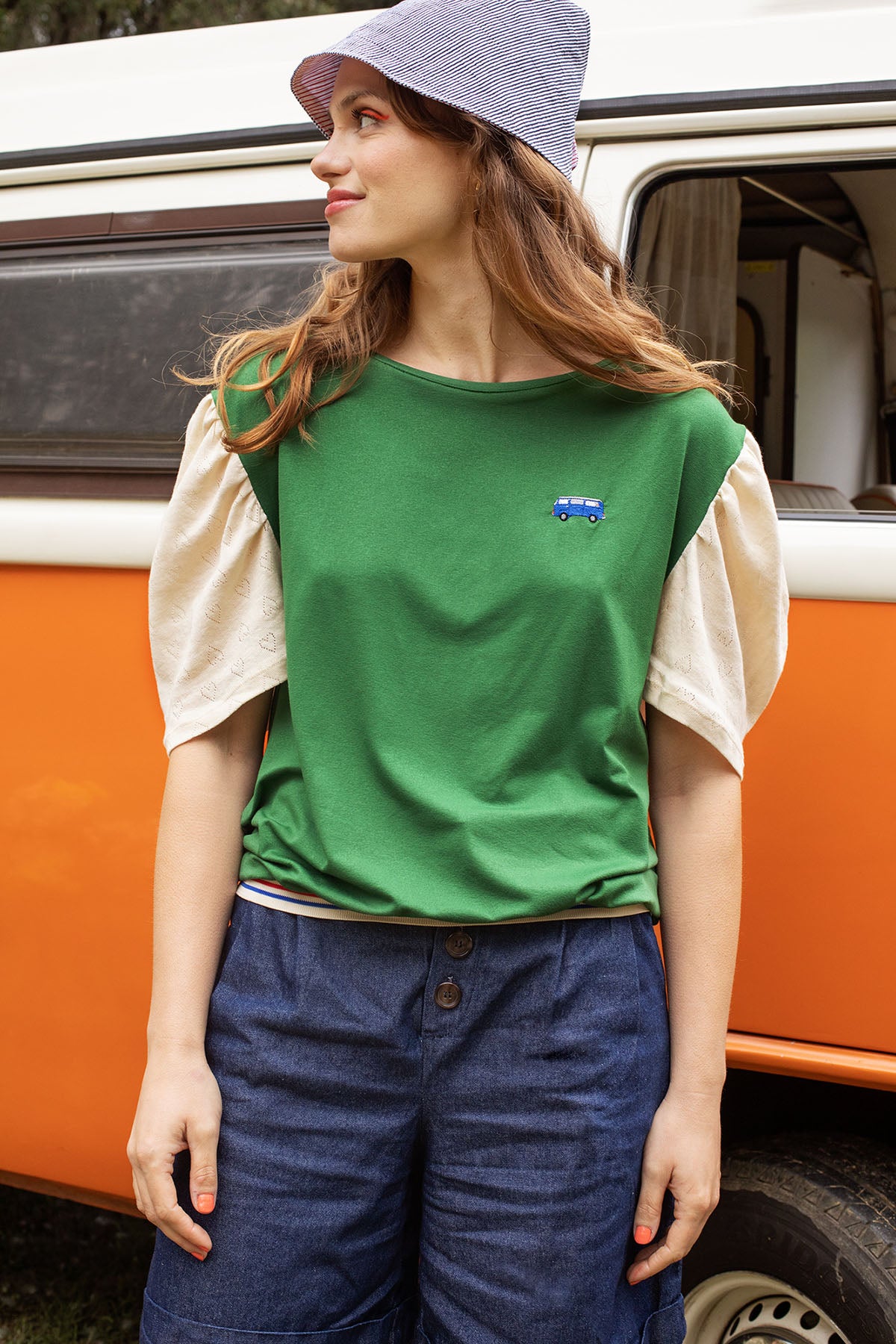Camiseta Camper Verde
