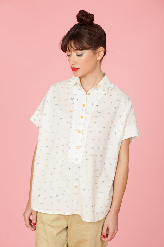 Camisa Tam Foxy Print