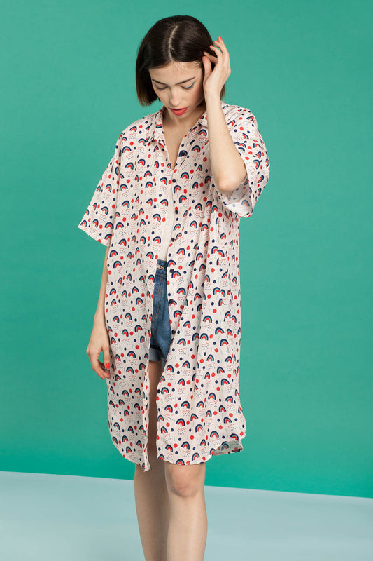 Vestido Rainbow Beige