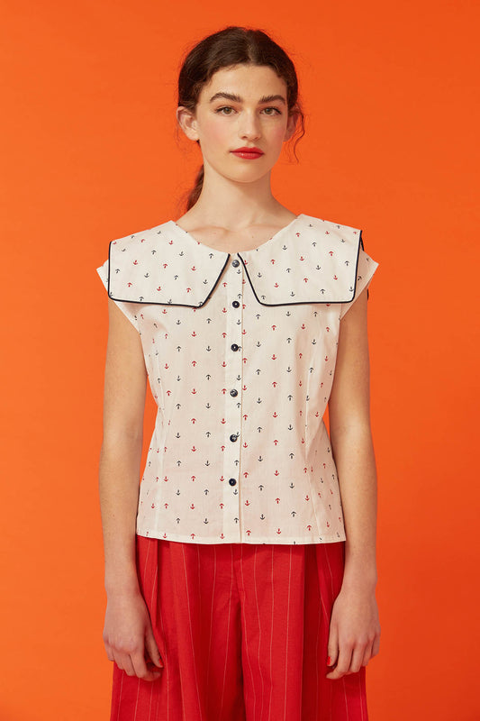 Blusa Marina Anclas