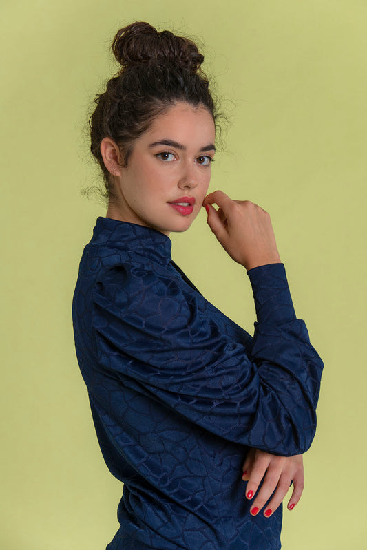 Jersey Gardenia Blue